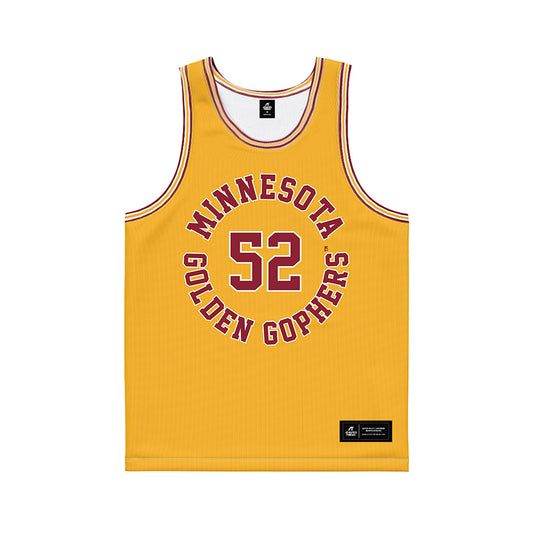 Minnesota - NCAA Football : Spencer Alvarez - Gold Basketball Jersey-0
