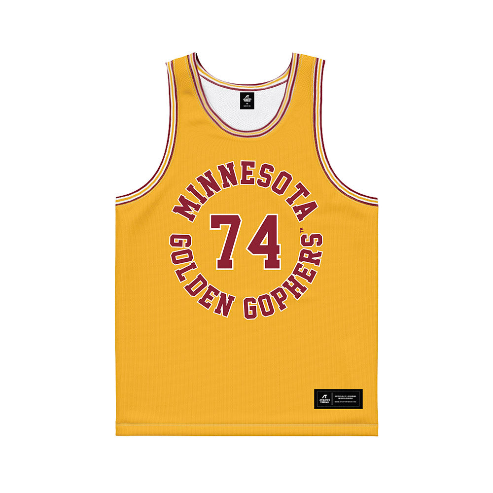 Minnesota - NCAA Football : Marcellus Marshall - Gold Basketball Jersey-0