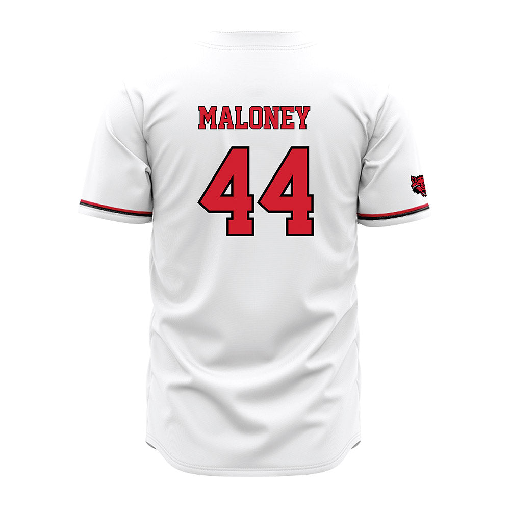 Arkansas State - NCAA Baseball : Collin Maloney - White Jersey