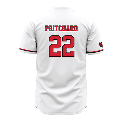 Arkansas State - NCAA Baseball : Wes Pritchard - White Jersey-1