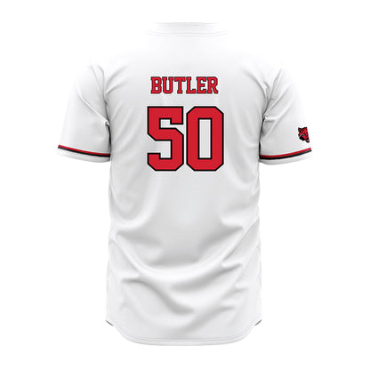 Arkansas State - NCAA Baseball : Zac Butler - White Jersey