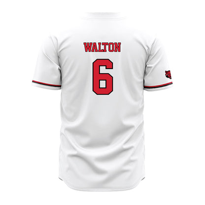 Arkansas State - NCAA Baseball : Lane Walton - White Jersey-1