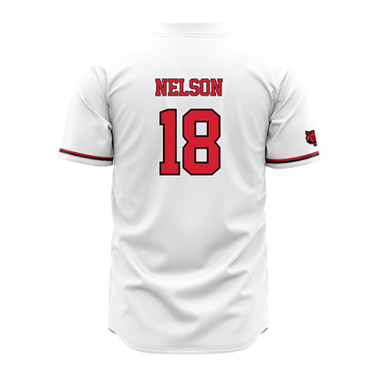 Arkansas State - NCAA Baseball : Jack Nelson - White Jersey-1