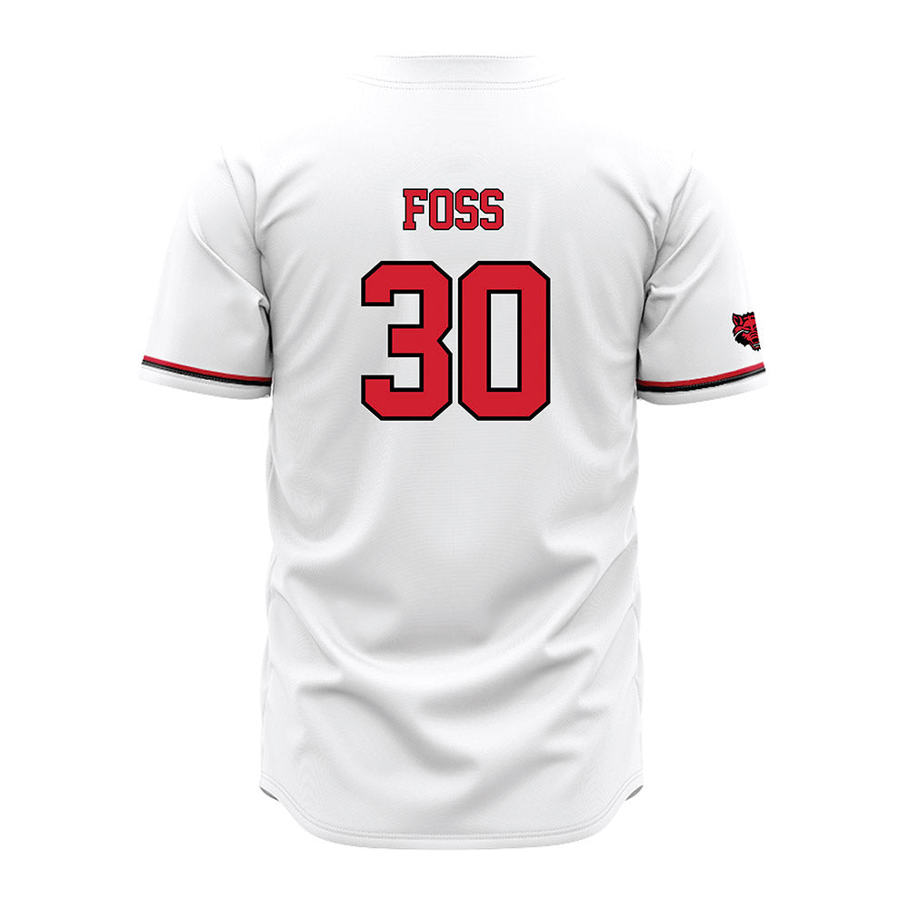 Arkansas State - NCAA Baseball : Brett Foss - White Jersey-1