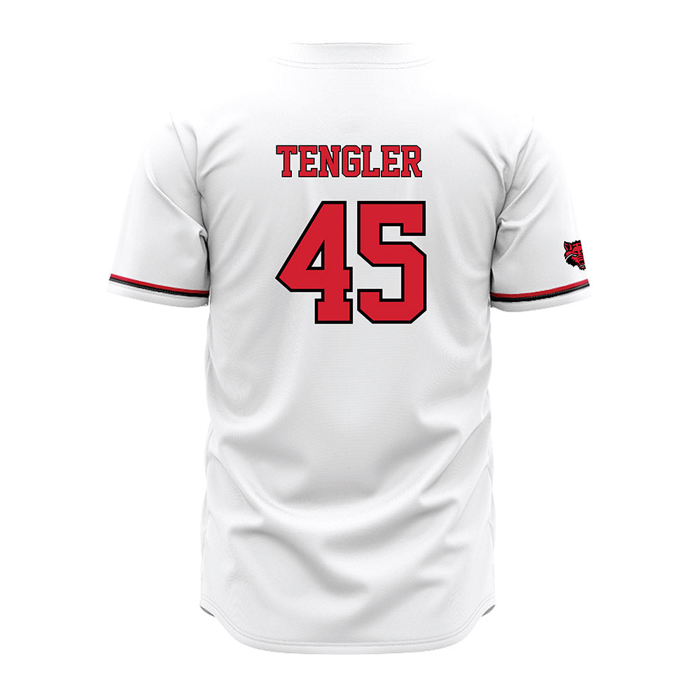 Arkansas State - NCAA Baseball : Ckyler Tengler - White Jersey-1
