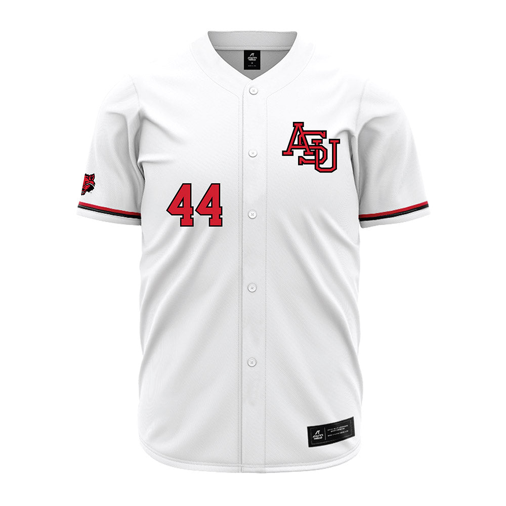 Arkansas State - NCAA Baseball : Andrew Allen - White Jersey