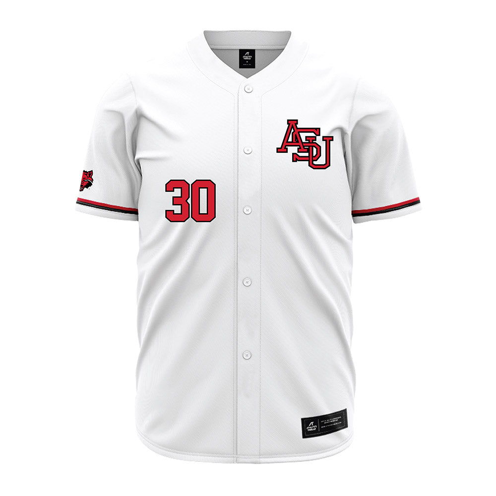 Arkansas State - NCAA Baseball : Brett Foss - White Jersey-0