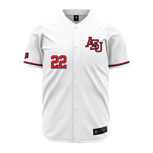 Arkansas State - NCAA Baseball : Wes Pritchard - White Jersey-0