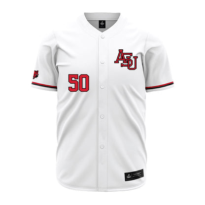 Arkansas State - NCAA Baseball : Zac Butler - White Jersey