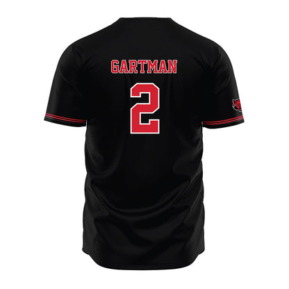 Arkansas State - NCAA Baseball : Drew Gartman - Black Jersey-1