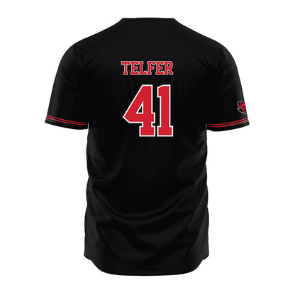 Arkansas State - NCAA Baseball : Tatem Telfer - Black Jersey-1