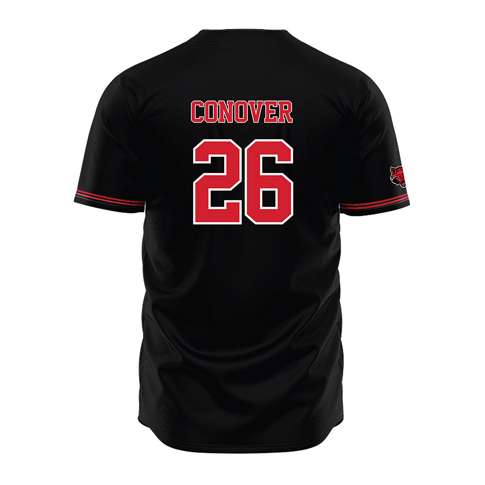 Arkansas State - NCAA Baseball : Jacob Conover - Black Jersey