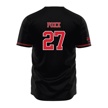 Arkansas State - NCAA Baseball : Jalen Foxx - Black Jersey-1