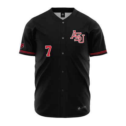 Arkansas State - NCAA Baseball : Cason Campbell - Black Jersey