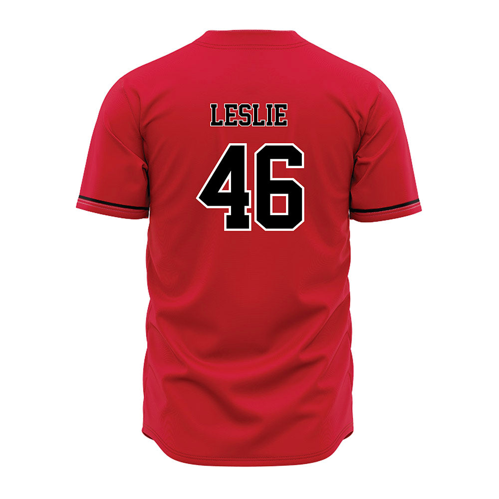 Arkansas State - NCAA Baseball : Will Leslie - Red Jersey-1