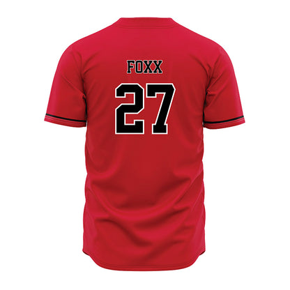 Arkansas State - NCAA Baseball : Jalen Foxx - Red Jersey-1