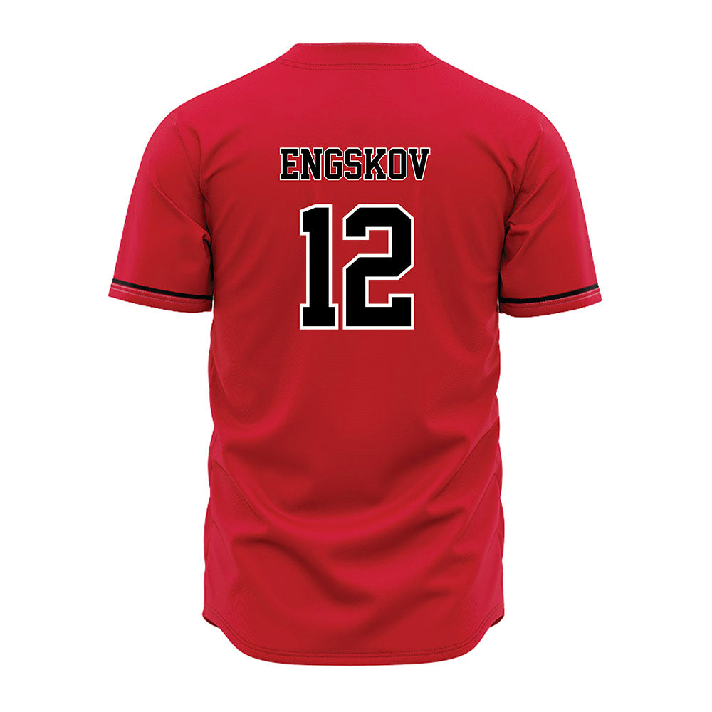 Arkansas State - NCAA Baseball : Patrick Engskov - Red Jersey