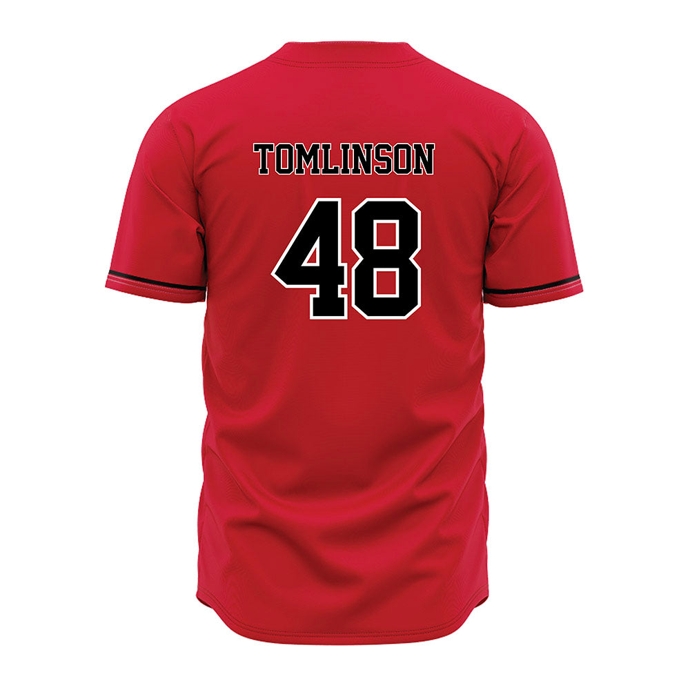 Arkansas State - NCAA Baseball : Houston Tomlinson - Red Jersey-1