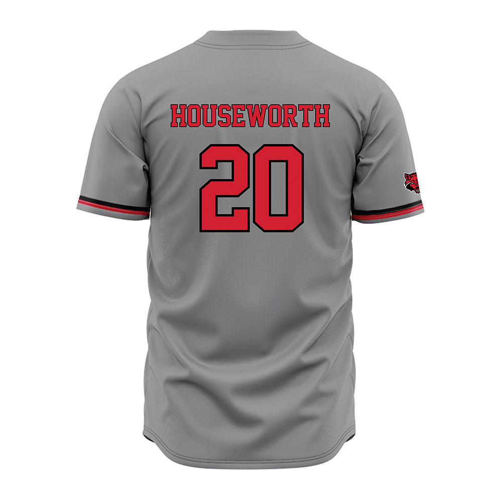 Arkansas State - NCAA Baseball : Aidan Houseworth - Grey Jersey