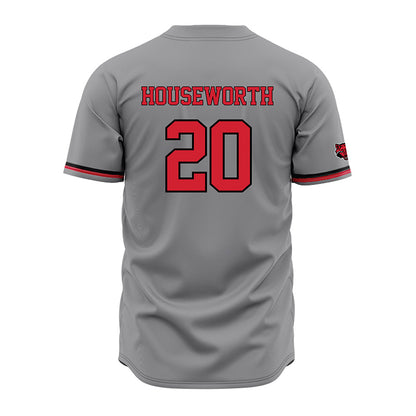 Arkansas State - NCAA Baseball : Aidan Houseworth - Grey Jersey