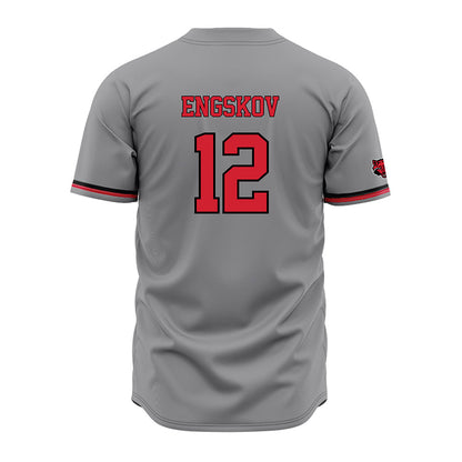 Arkansas State - NCAA Baseball : Patrick Engskov - Grey Jersey