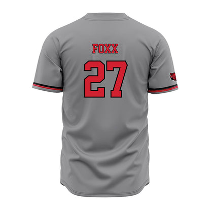 Arkansas State - NCAA Baseball : Jalen Foxx - Grey Jersey-1