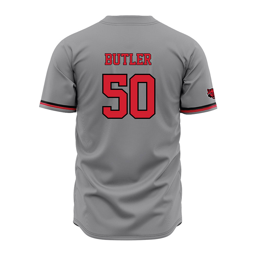 Arkansas State - NCAA Baseball : Zac Butler - Grey Jersey