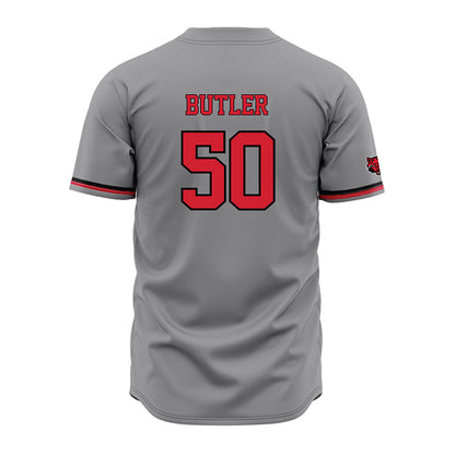 Arkansas State - NCAA Baseball : Zac Butler - Grey Jersey