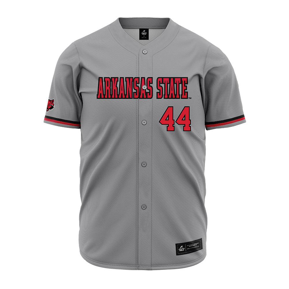 Arkansas State - NCAA Baseball : Collin Maloney - Grey Jersey