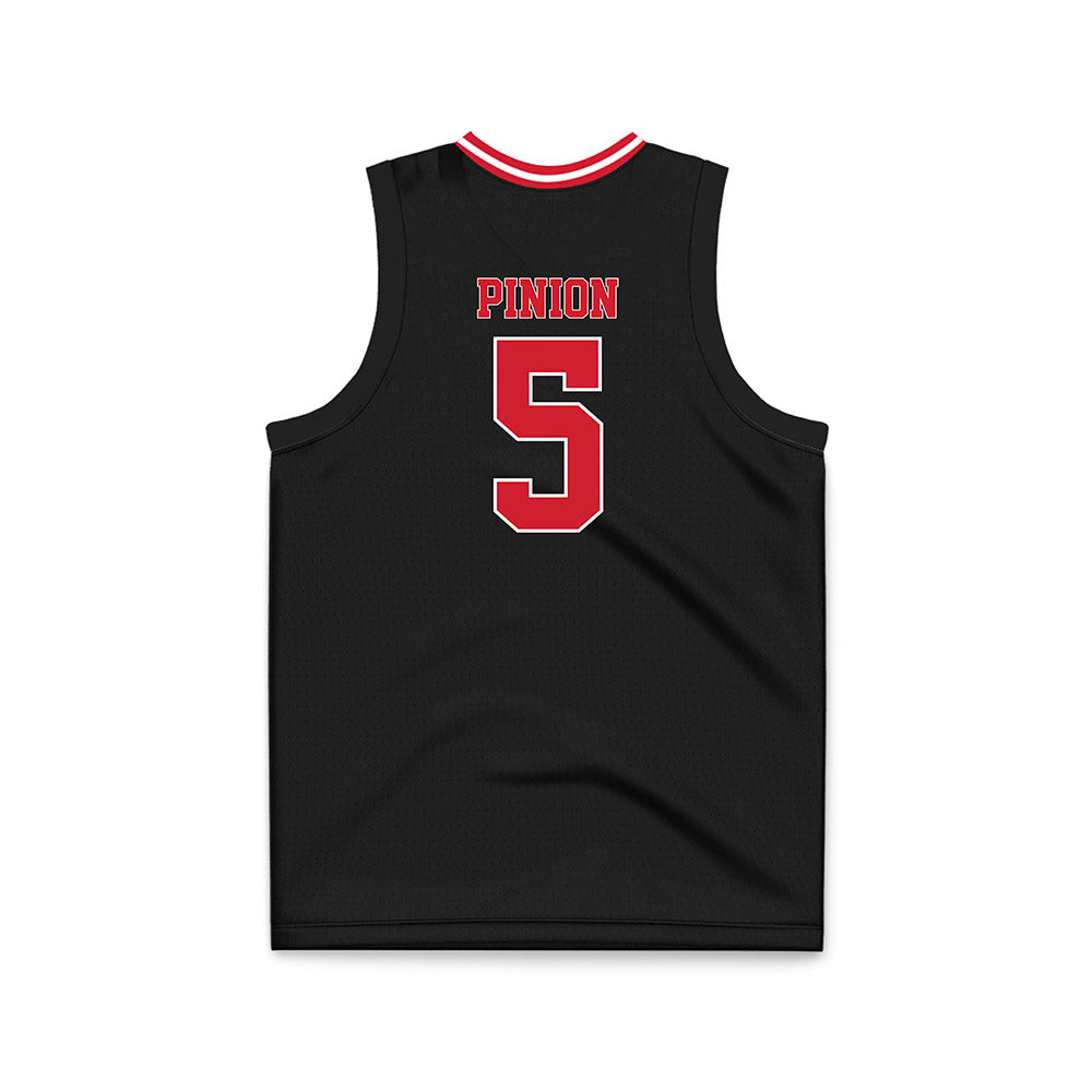 Arkansas State - NCAA Men's Basketball : Joseph Pinion - Black Basketball Jersey-1