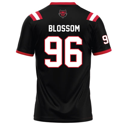 Arkansas State - NCAA Football : Ronnie Blossom - Black Football Jersey-1