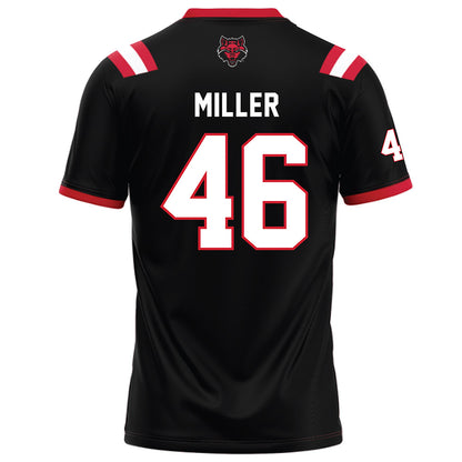 Arkansas State - NCAA Football : Nicholas Miller - Black Football Jersey-1