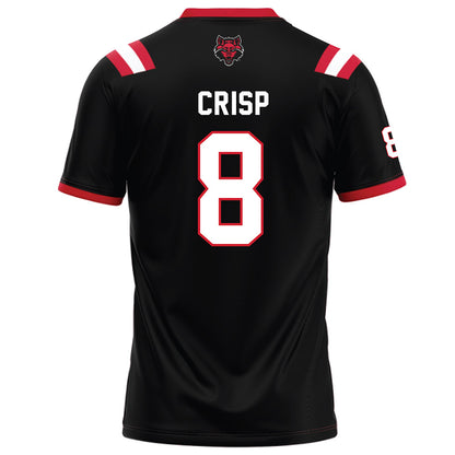 Arkansas State - NCAA Football : Dylan Crisp - Black Football Jersey-1