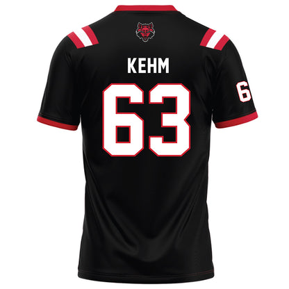 Arkansas State - NCAA Football : Aiden Kehm - Black Football Jersey-1