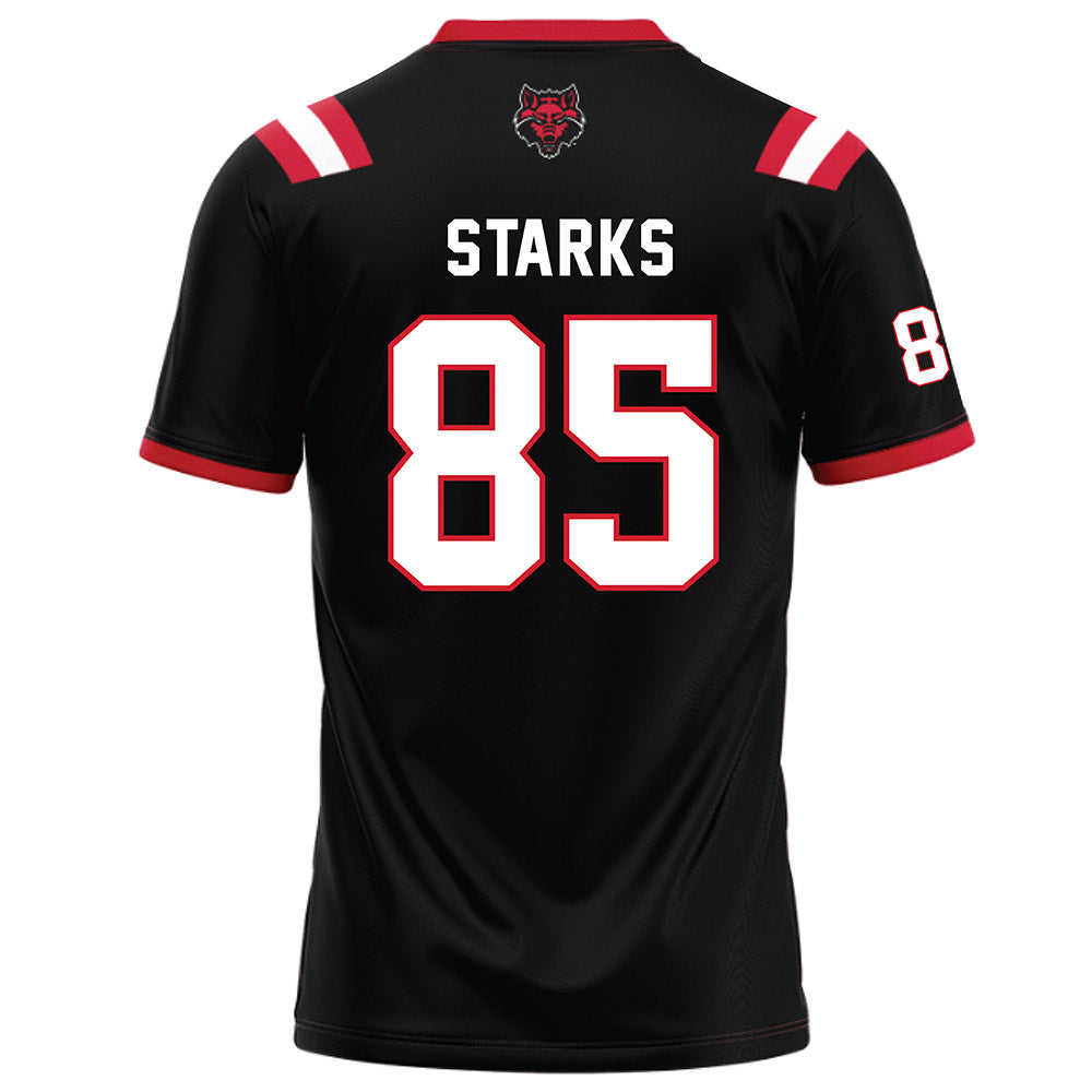 Arkansas State - NCAA Football : Tj Starks - Black Football Jersey