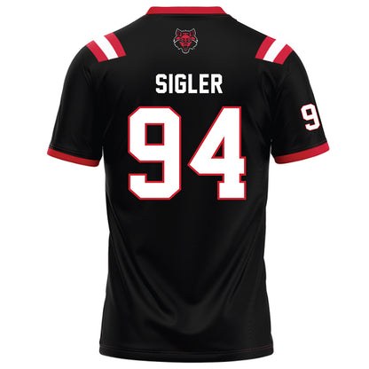 Arkansas State - NCAA Football : Cody Sigler - Black Football Jersey-1