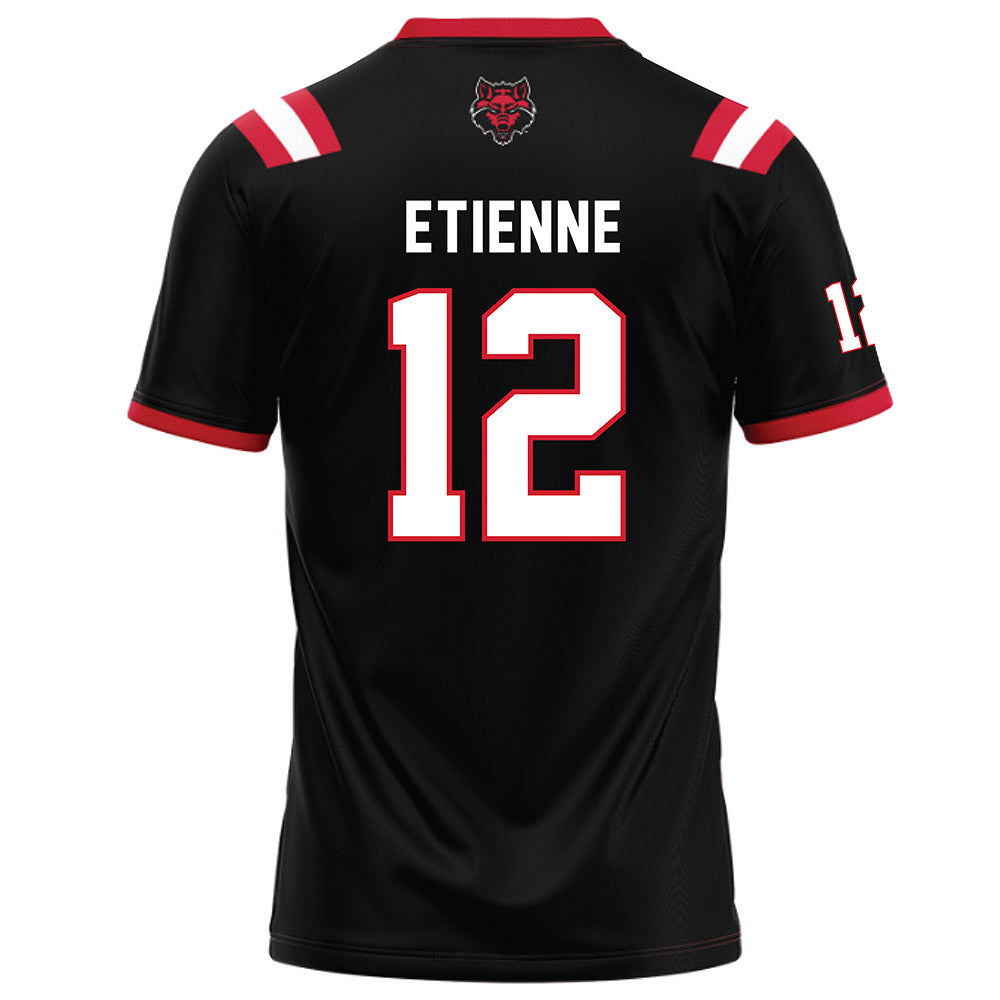 Arkansas State - NCAA Football : Websley Etienne - Black Football Jersey