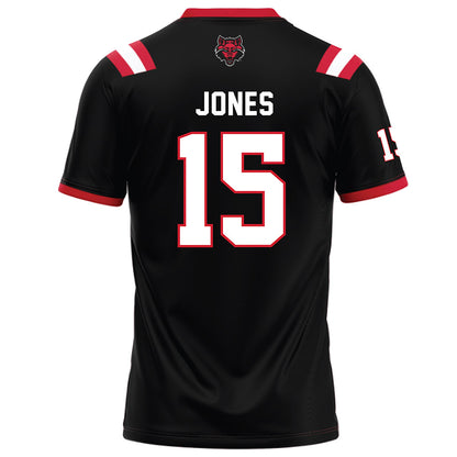 Arkansas State - NCAA Football : Andrew Jones - Black Football Jersey-1
