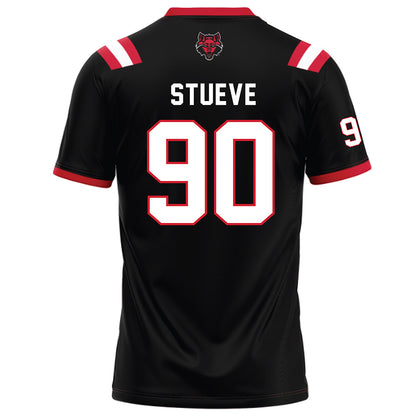 Arkansas State - NCAA Football : Lincoln Stueve - Black Football Jersey-1