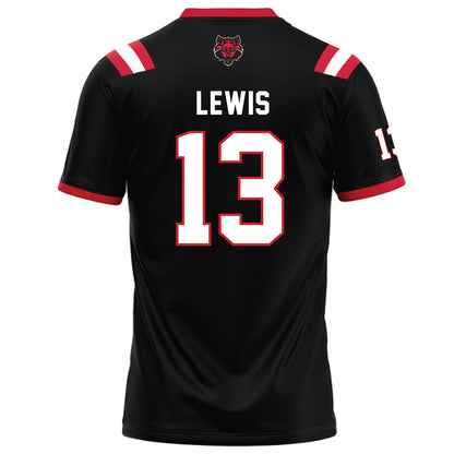 Arkansas State - NCAA Football : Tyrell Lewis - Black Football Jersey-1