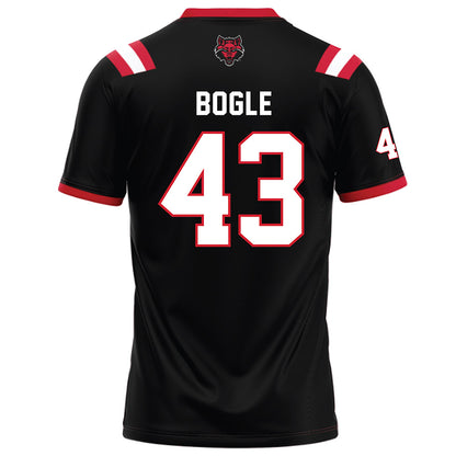Arkansas State - NCAA Football : Chase Bogle - Black Football Jersey
