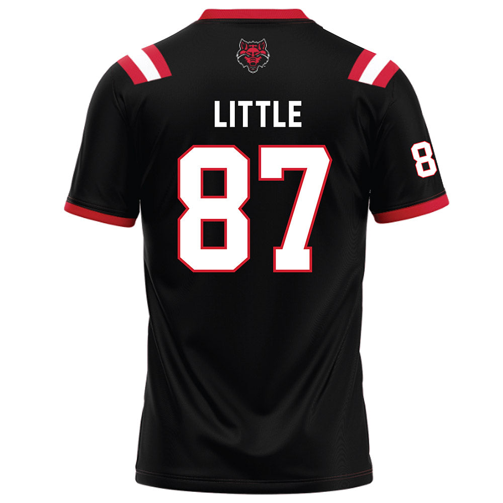 Arkansas State - NCAA Football : Tyler Little - Black Football Jersey