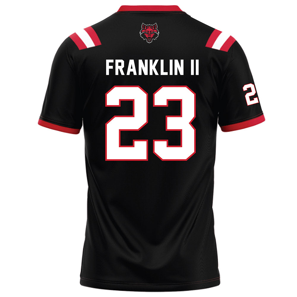 Arkansas State - NCAA Football : Cedric Franklin II - Black Football Jersey-1