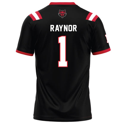 Arkansas State - NCAA Football : Jaylen Raynor - Black Football Jersey