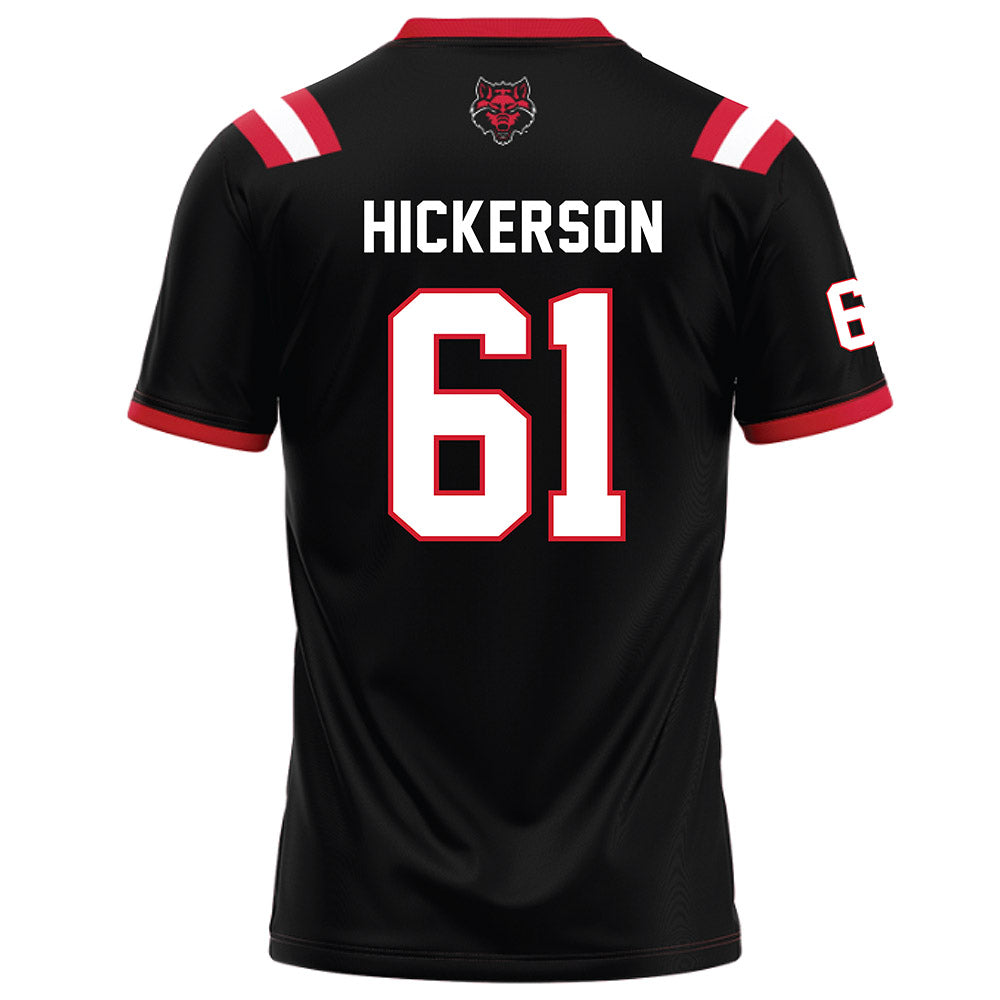 Arkansas State - NCAA Football : Adam Hickerson - Black Football Jersey-1