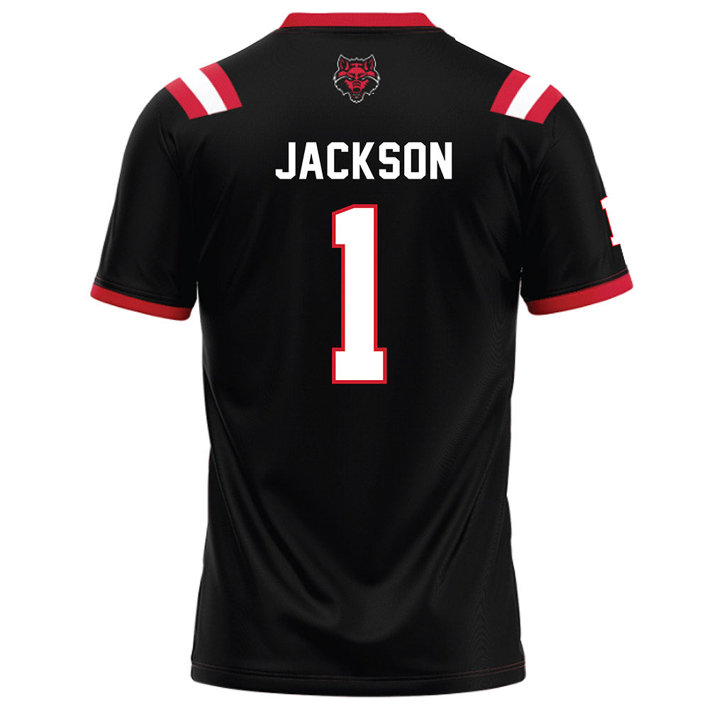 Arkansas State - NCAA Football : Braden Jackson - Black Football Jersey-1