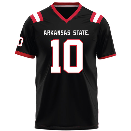 Arkansas State - NCAA Football : DeMarcus Hendricks - Black Football Jersey-0