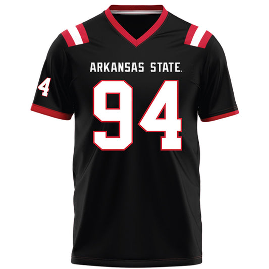 Arkansas State - NCAA Football : Cody Sigler - Black Football Jersey-0