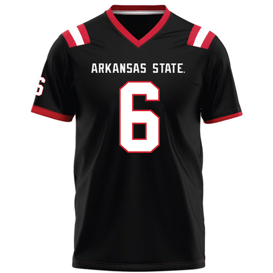 Arkansas State - NCAA Football : AG McGhee - Black Football Jersey-0