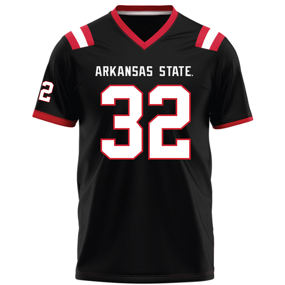 Arkansas State - NCAA Football : Ethan Hassler - Black Football Jersey